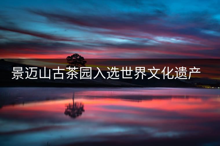 景邁山古茶園入選世界文化遺產(chǎn)預(yù)備名單 景邁山古茶園入選世界文化遺產(chǎn)預(yù)備名單