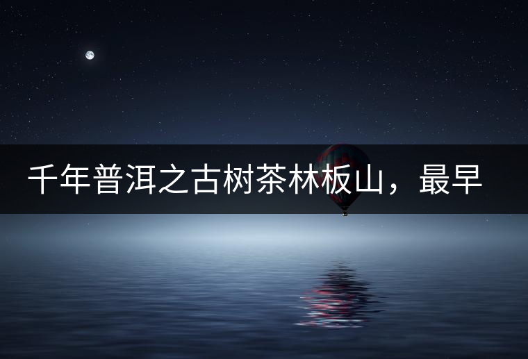 千年普洱之古樹茶林板山，最早的貢茶產(chǎn)地和皇家茶園