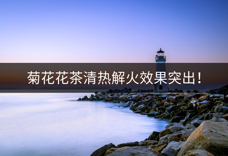 菊花花茶清熱解火效果突出！