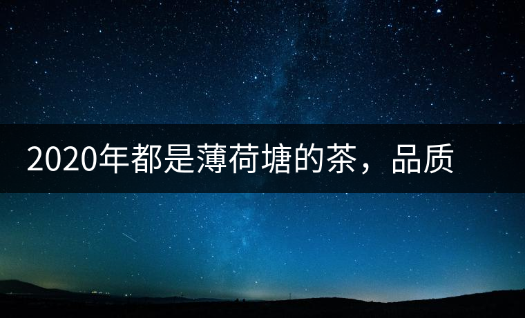 2020年都是薄荷塘的茶，品質(zhì)差別為什么這么大-易武中聘號