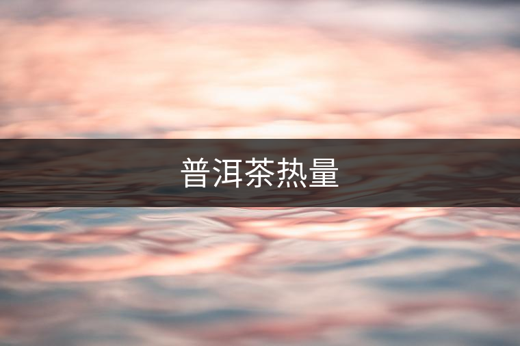 普洱茶熱量