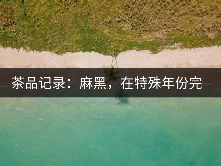 茶品記錄：麻黑，在特殊年份完成的心愿