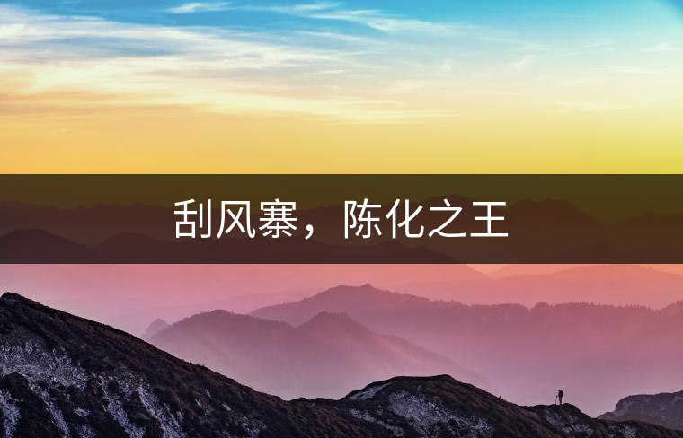 刮風(fēng)寨，陳化之王