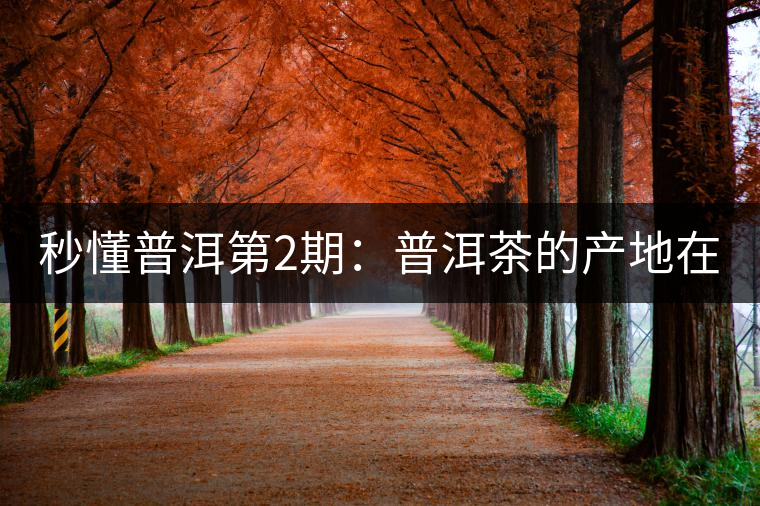 秒懂普洱第2期：普洱茶的產(chǎn)地在哪里？