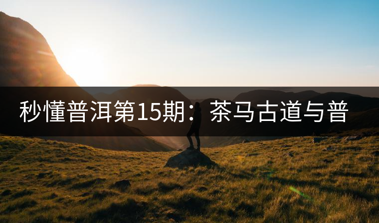 秒懂普洱第15期：茶馬古道與普洱茶有什么聯(lián)系？