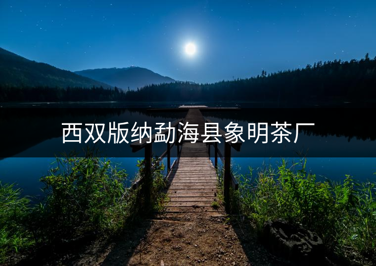 西雙版納勐?？h象明茶廠