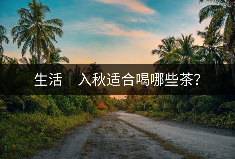 生活｜入秋適合喝哪些茶？