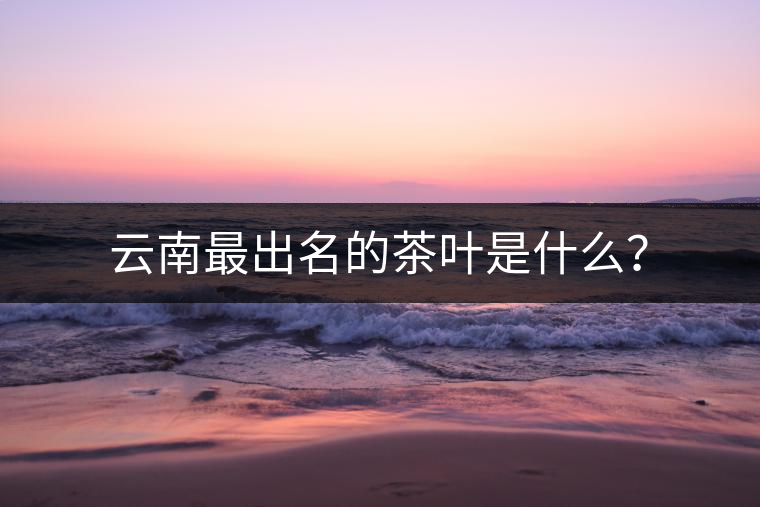 云南最出名的茶葉是什么？