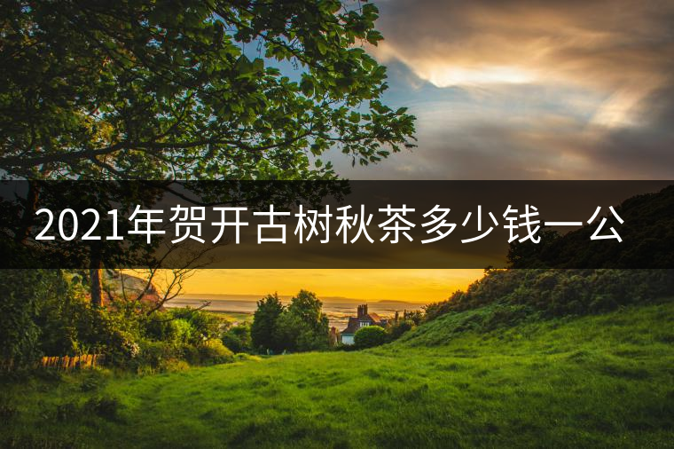 2021年賀開古樹秋茶多少錢一公斤？