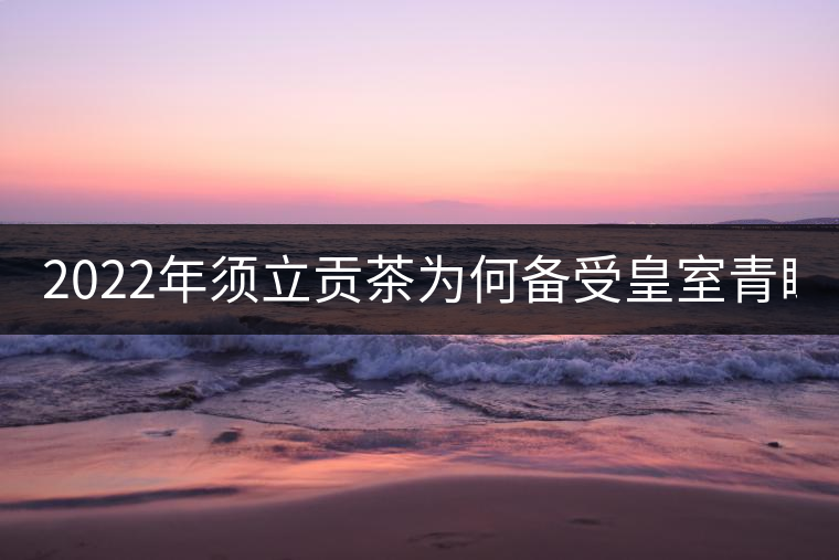 2022年須立貢茶為何備受皇室青睞!揭秘！