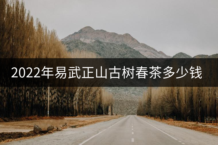 2022年易武正山古樹春茶多少錢一公斤？