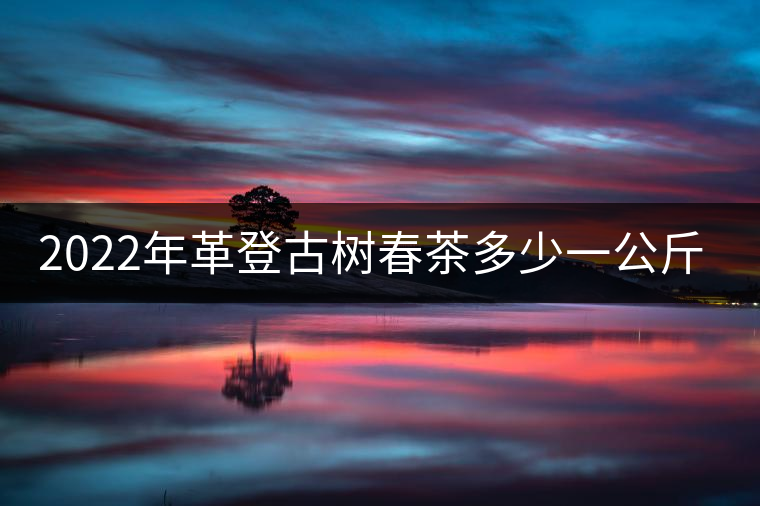 2022年革登古樹(shù)春茶多少一公斤？