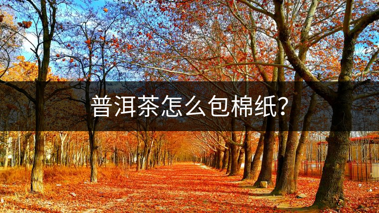普洱茶怎么包棉紙？