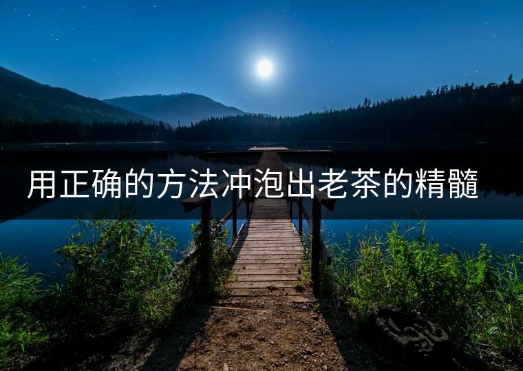 用正確的方法沖泡出老茶的精髓；評(píng)看普洱茶葉底也是一門手藝！