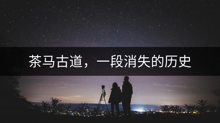 茶馬古道，一段消失的歷史
