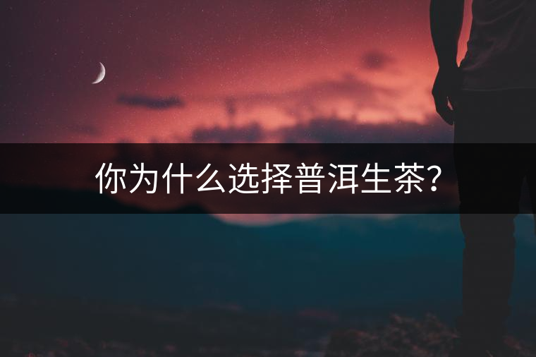 你為什么選擇普洱生茶？