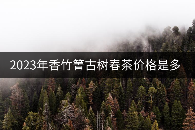 2023年香竹箐古樹春茶價(jià)格是多少？
