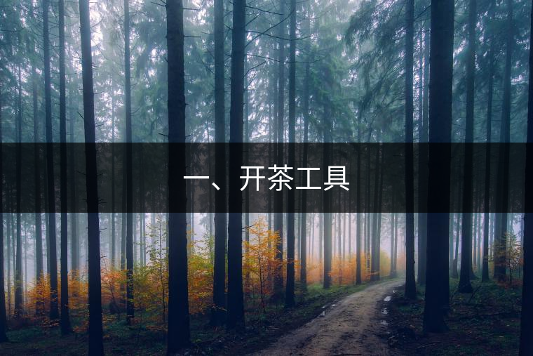 一、開茶工具