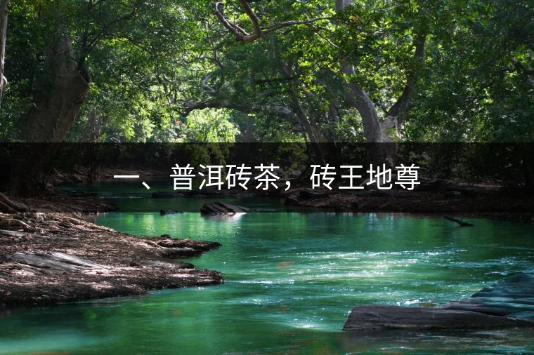 一、普洱磚茶，磚王地尊