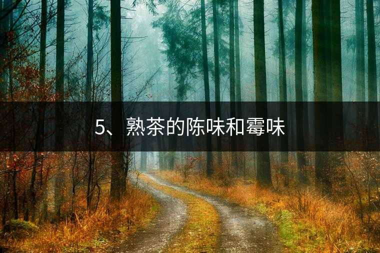 5、熟茶的陳味和霉味