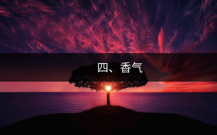 　　四、香氣