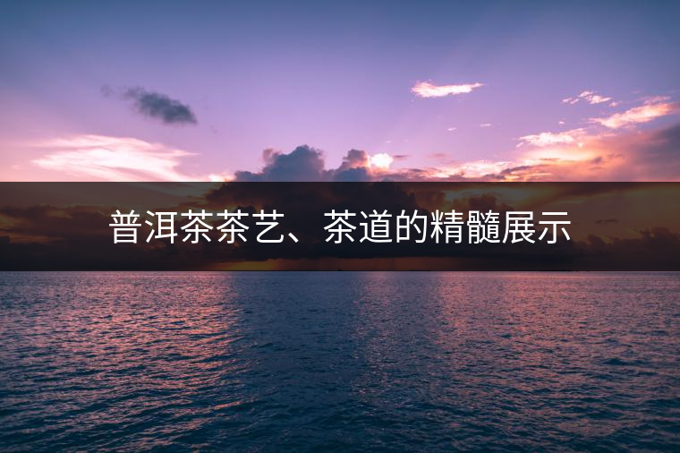 普洱茶茶藝、茶道的精髓展示