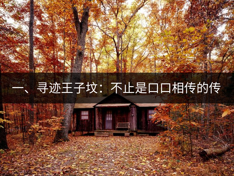 一、尋跡王子墳：不止是口口相傳的傳說，是刻在土地里的歷史