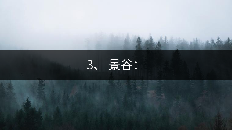 3、 景谷：?