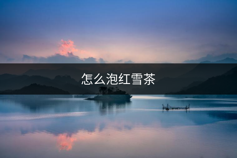 怎么泡紅雪茶 怎么泡紅雪茶